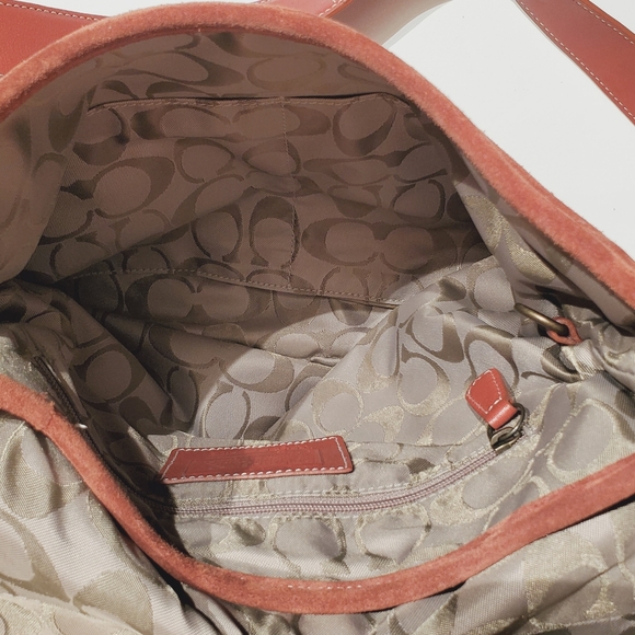 SOLD - Vintage COACH "Soho" Suede Burnt Orange Bag  No.G3S-9482  - SOLD - Picture 14 of 14